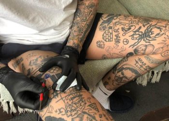 I’m tattooing myself every day in lockdown